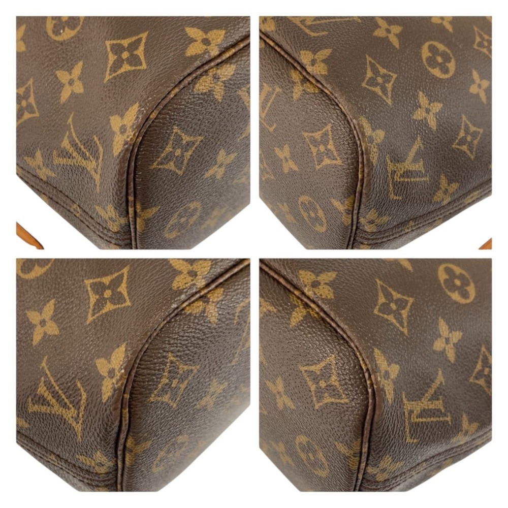 LOUIS VUITTON Brown Monogram Leather Keepall 55 Boston Bag - Picture 4 of 10